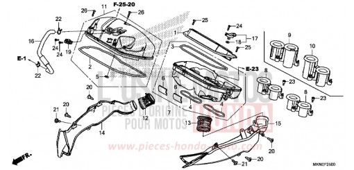FILTRO ARIA CBR650RAK di 2019